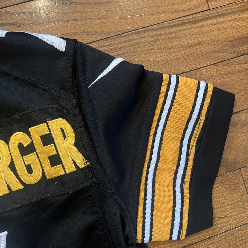 Nike Ben Roethlisberger #7 Pittsburgh Steelers Youth Large NFL Football Jersey - Picture 12 of 13